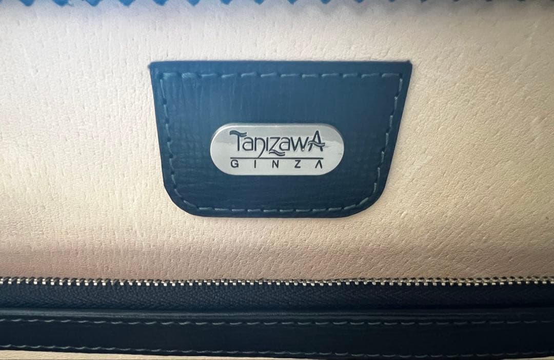 GINZA TANIZAWA TOKYO 角シボBOXダレスバッグ 小サイズ