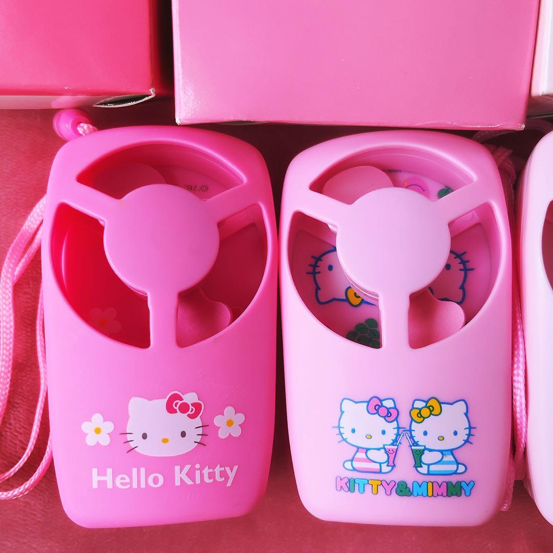 希少レア　ハローキティ　ミミィ　キキララ　ウサハナ　ハンディファン　2003