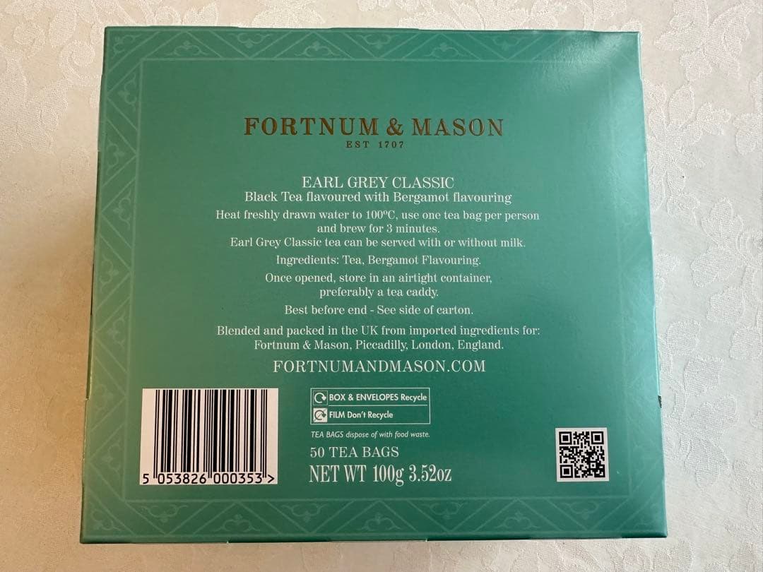 よっとも　F&M　アールグレイ５０個ティーバッグ、アフタヌーンブレンド50