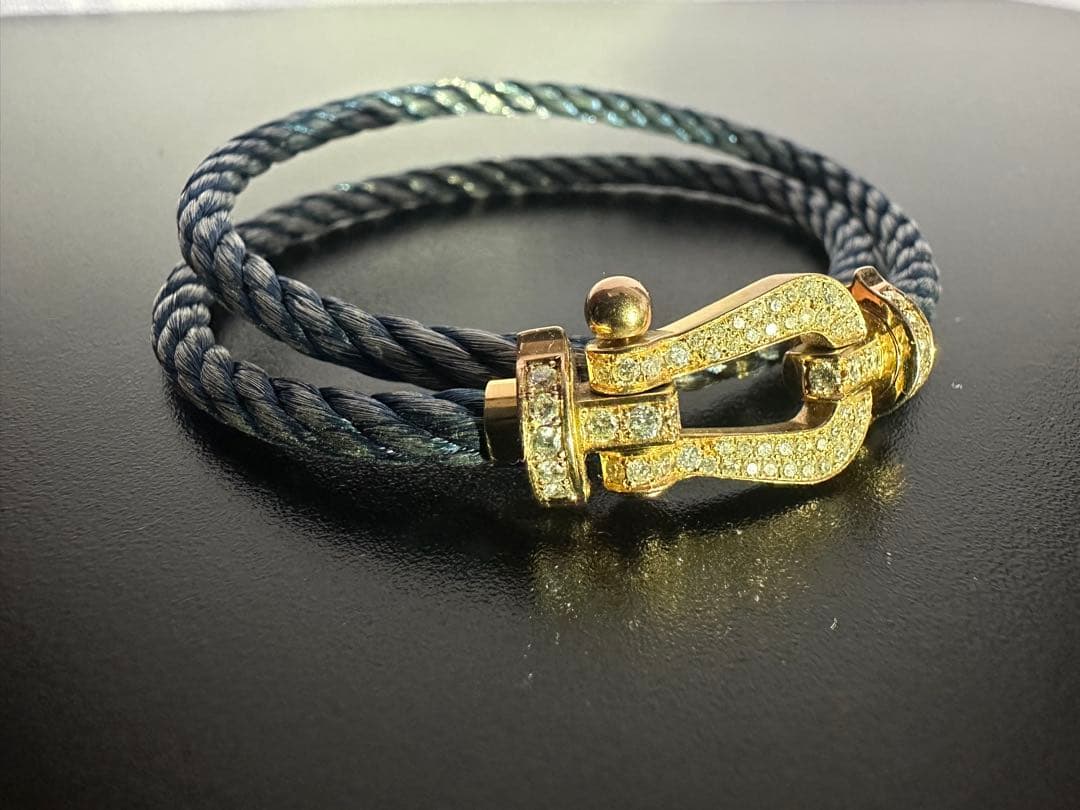 旧型希少　FRED フレッドフォース10 ゴールド　ラージサイズLM フルダイヤ