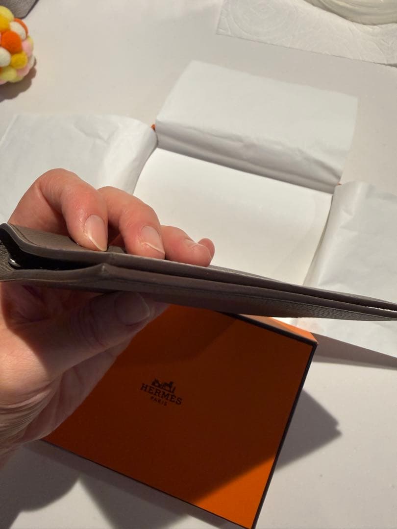 エルメス AGENDA GM グリ・エタン　手帳カバー