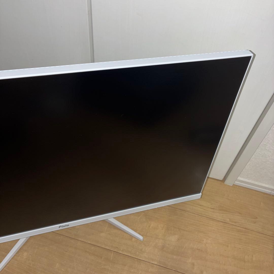 美品！！PIXIO 白 ゲーミングモニター 27インチ 160Hz 4K