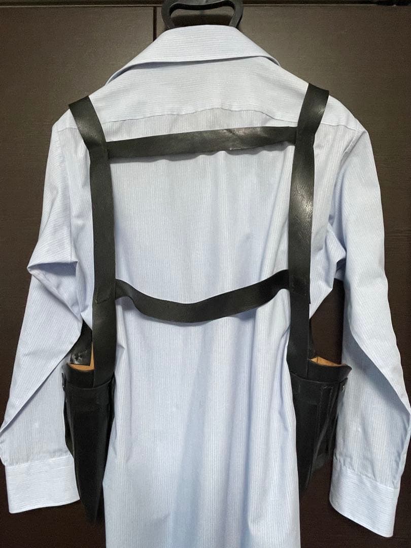 ショルダーホルスター ダブル 牛革ハンドメイド