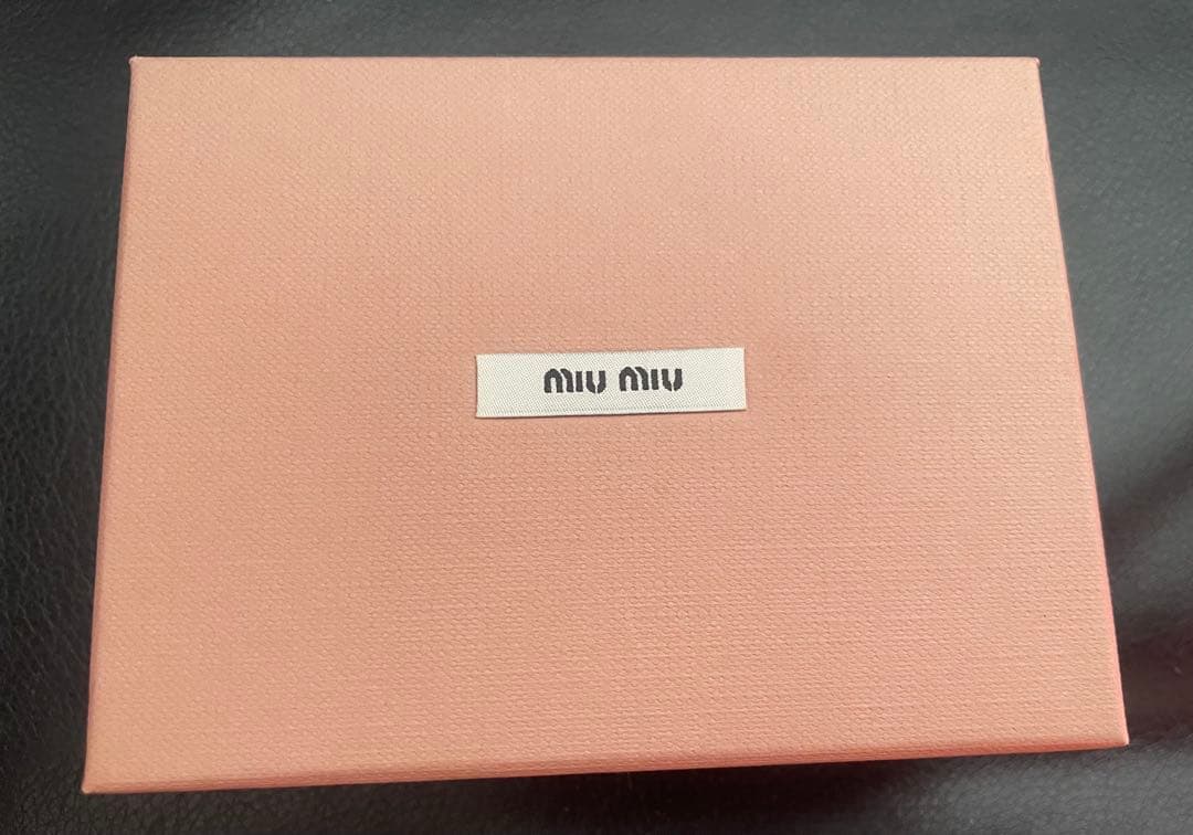 【値下げ】 miu miu 三つ折り財布 madrus 5MH021 水色