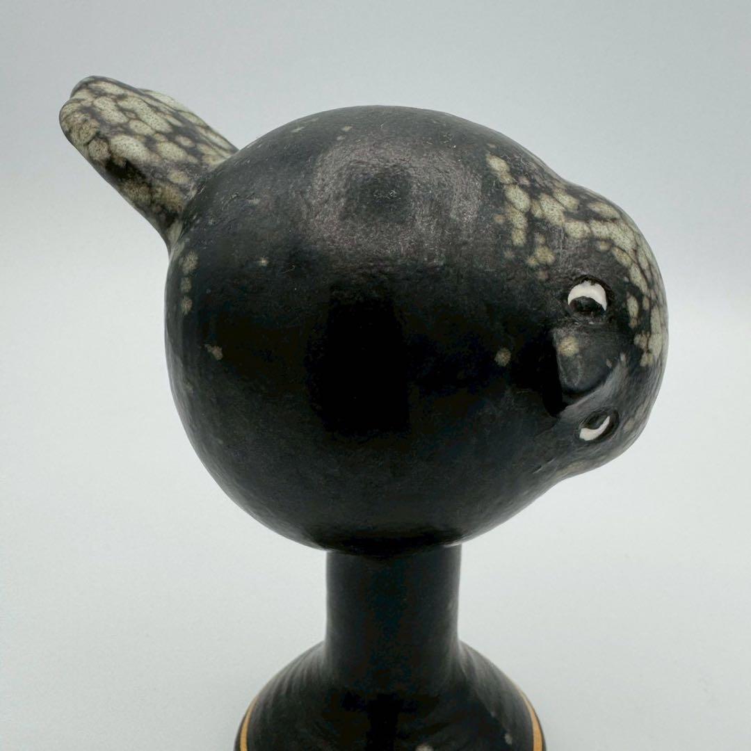 廃盤品　リサラーソン　Teklaテクラ ブラック　自由の鳥　スウェーデンの置物