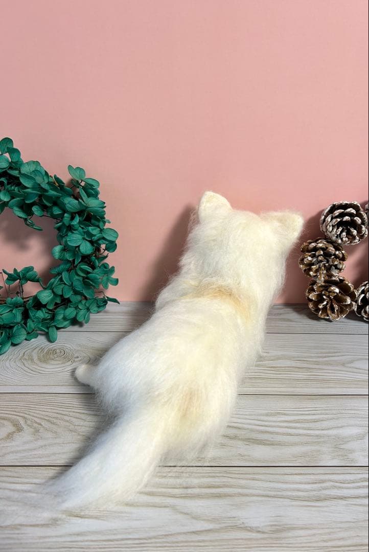 羊毛フェルト　リラックスチワワちゃん　6