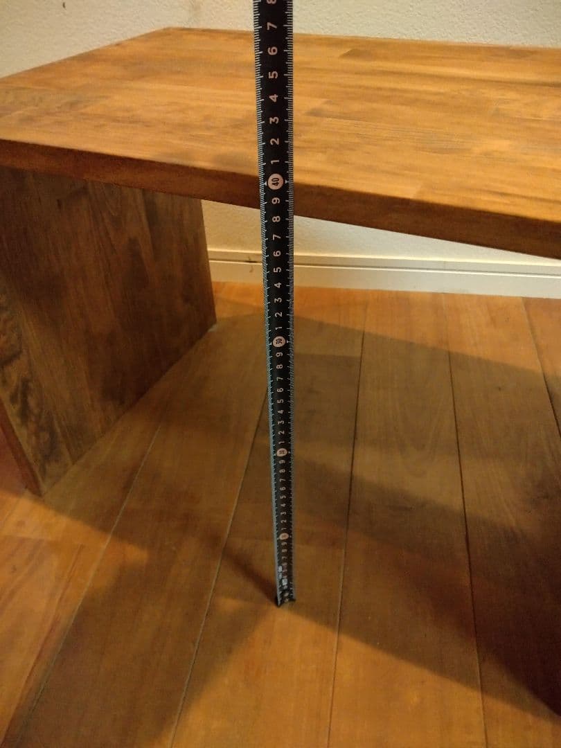 木製　ハンドメイド　オーダー　コの字　ラック　シェルフ　ワトコオイル　水槽台