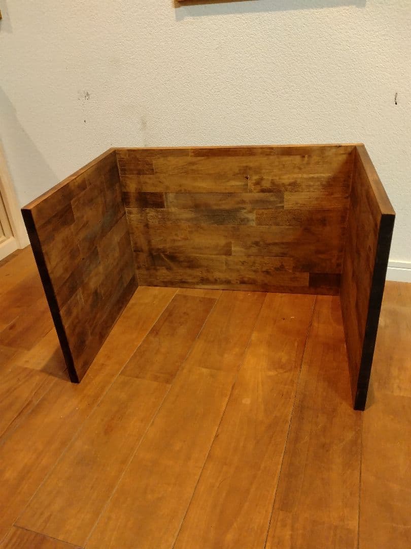 木製　ハンドメイド　オーダー　コの字　ラック　シェルフ　ワトコオイル　水槽台