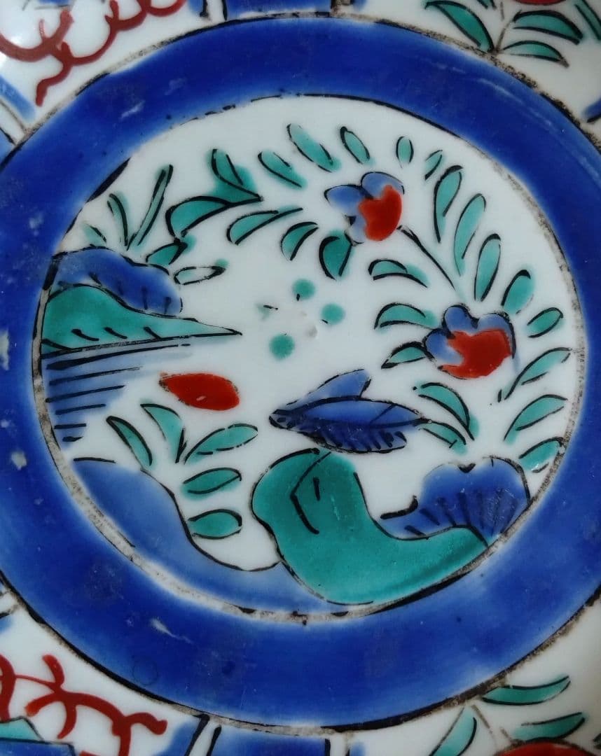 初期柿右衛門　芙蓉手　初期赤絵