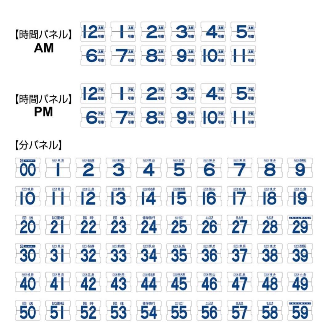 0系新幹線　パタパタ時計