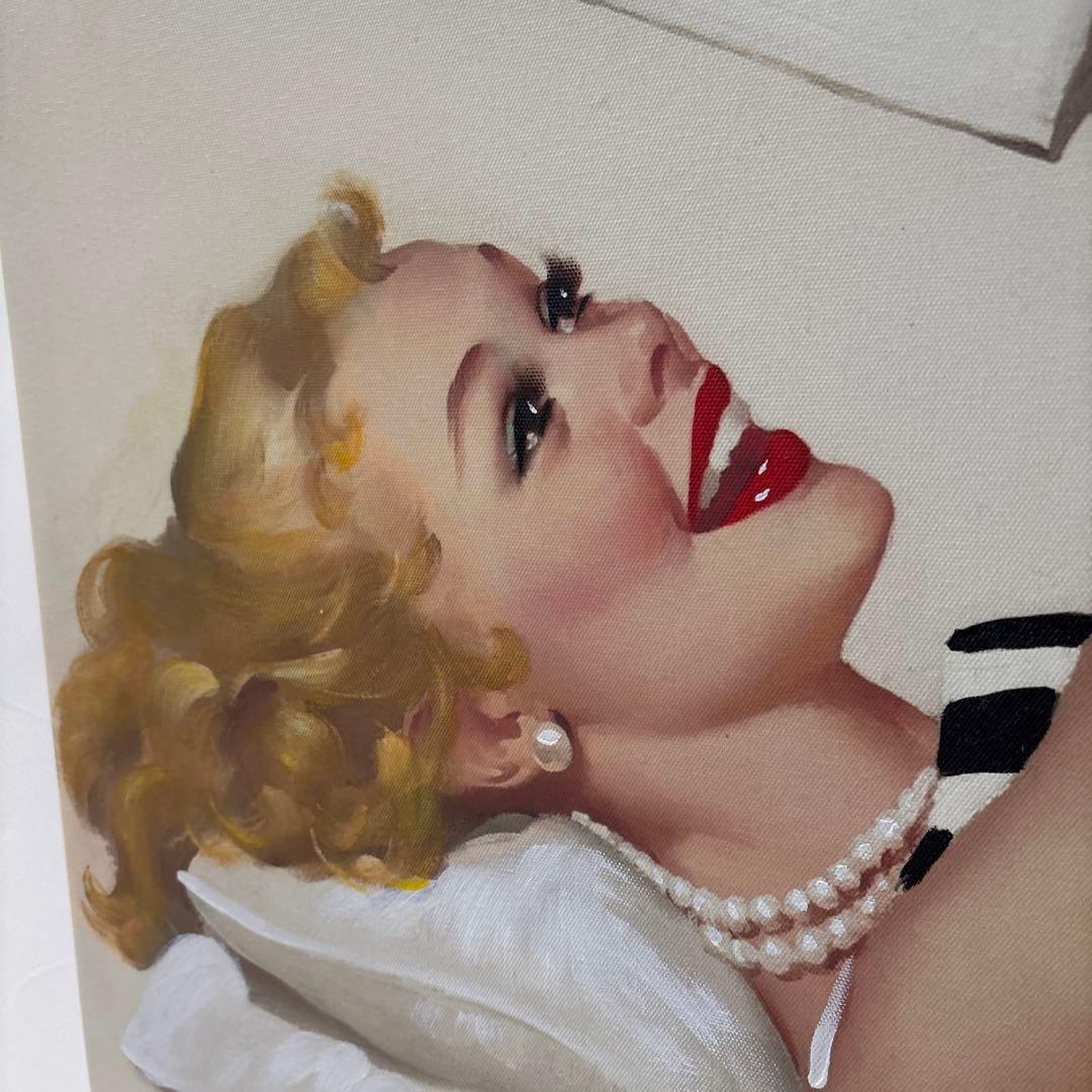 希少★KARE★大型アートパネル 120×90cm ピンアップガール