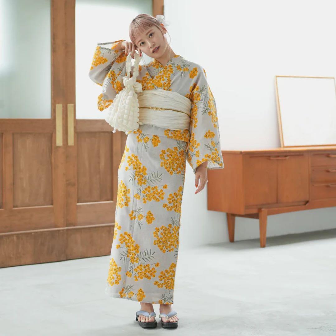 ひとりで着れる！かんたん二部式浴衣セット utatane 国内染色