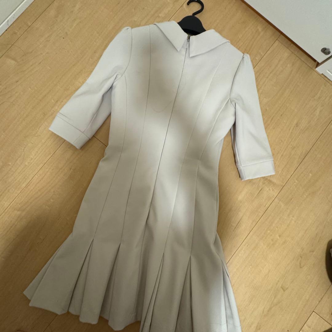 an 襟付き パール ジャケット Aライン ミニドレス キャバ andy