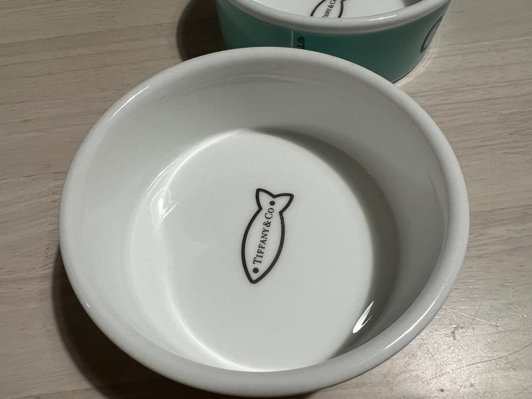 Tiffany & Co. 猫用食器 2個セット
