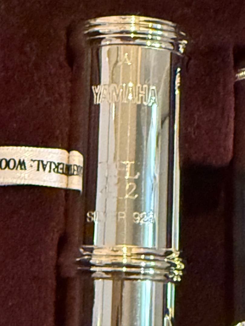 交渉OK リペア済 極美品 Yamaha ヤマハ フルート YFL412 銀製