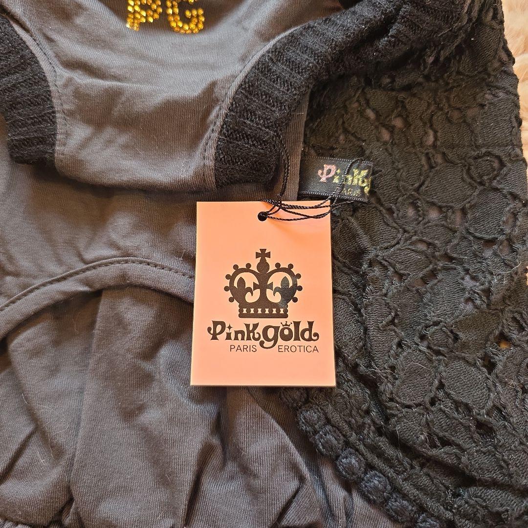 ブラックレースフード犬服 NY GOLD