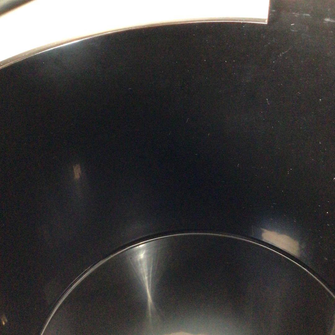 Ｓ９３　水指　『塗師　川瀬表完作』『黒真塗』『手桶水指』　共箱　茶道具