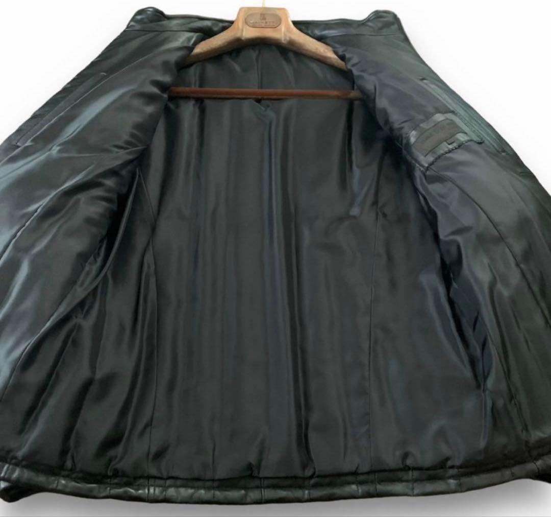 COMME CA DU MODE MENラム本革ダウンジャケット