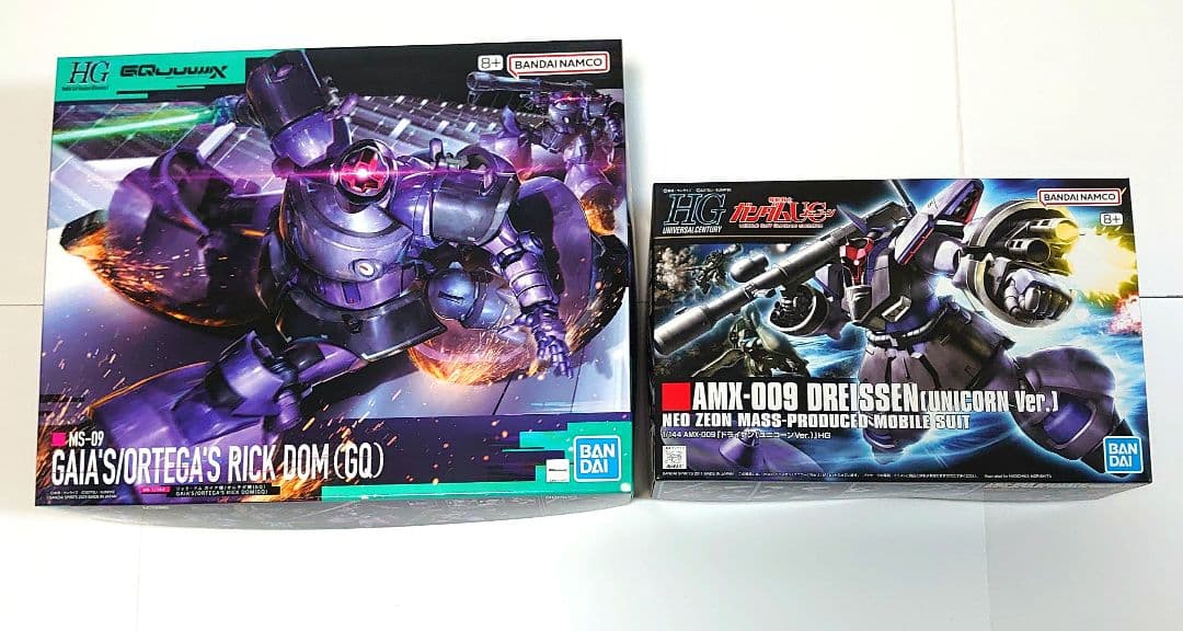 HG リック・ドム ガイア機/オルテガ機 （GQ） ドライセン ユニコーンver