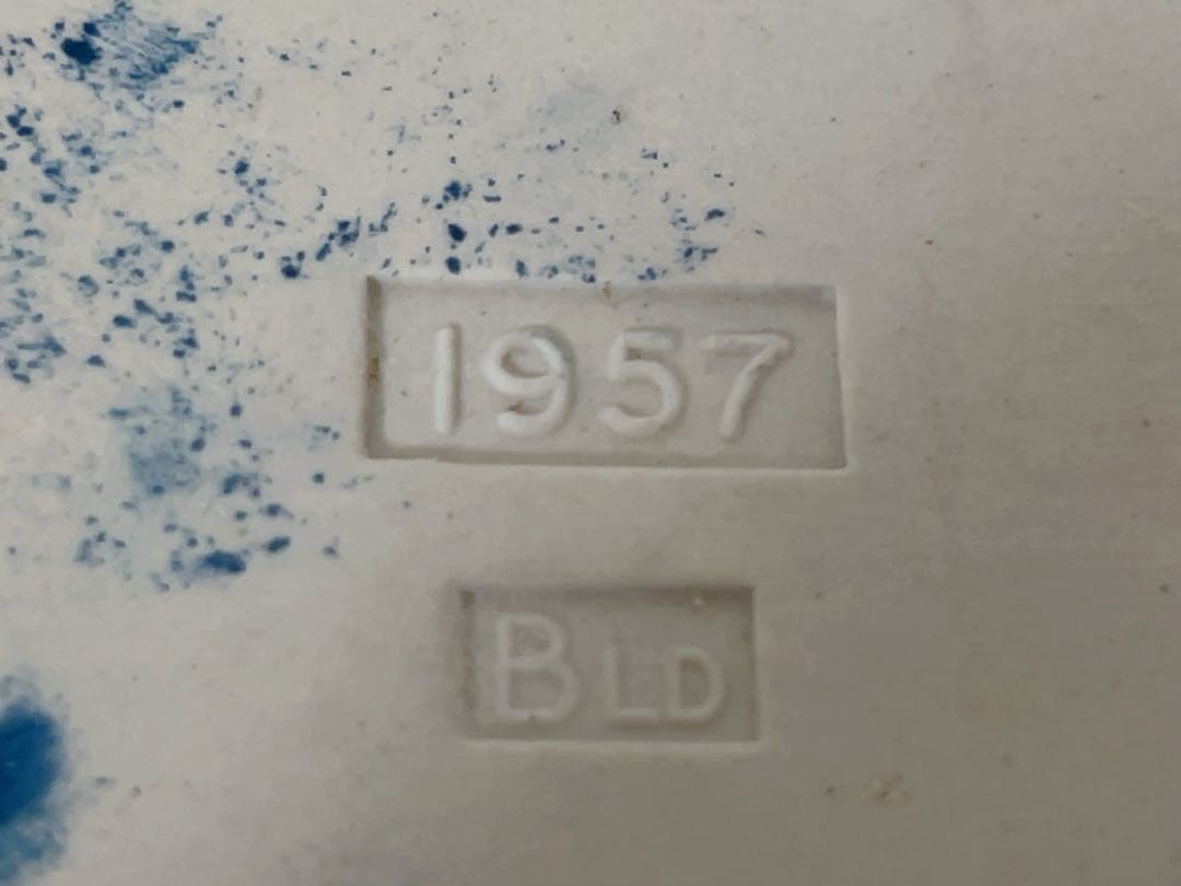 陶器製バラ柄ドアプレート＊アンティーク