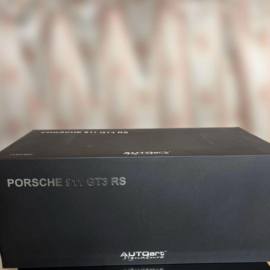 【絶版】1/12 オートアート，ポルシェ911 GT3 RS オレンジ