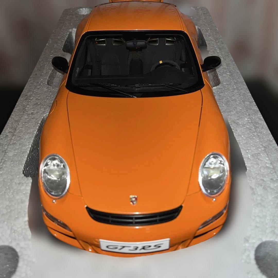 【絶版】1/12 オートアート，ポルシェ911 GT3 RS オレンジ