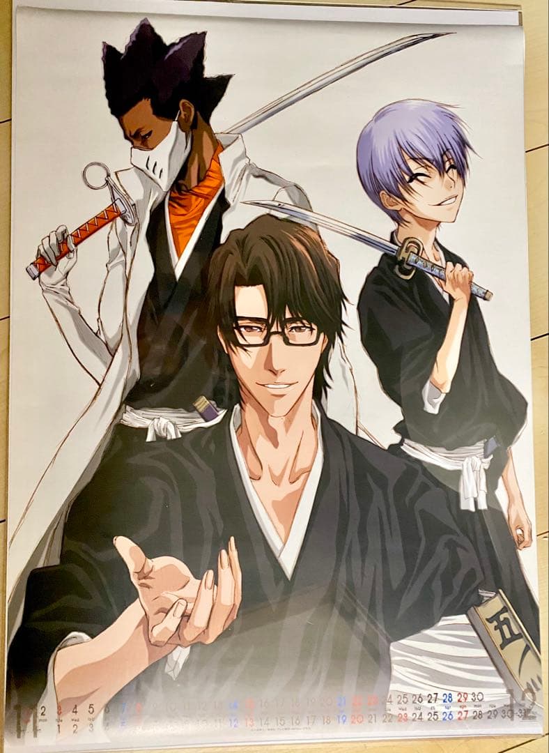 【希少品】BLEACH 2009年 カレンダー 藍染惣右介 市丸ギン 東仙要