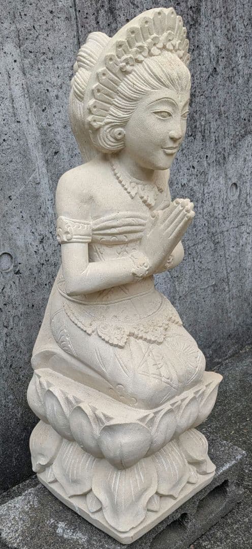 一都三県限定販売　ガネーシャ　バリニーズカップル　バリ　石像　アジアンインテリア