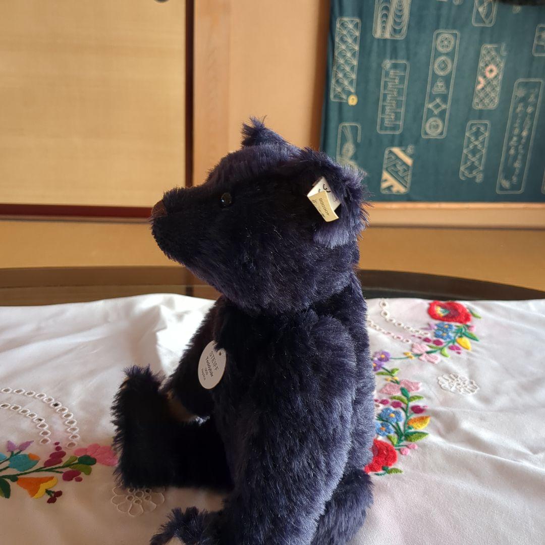 Steiff テディベアダークブルー35