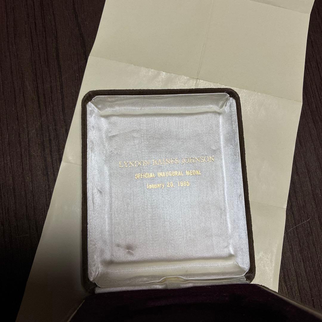 Lyndon Baines Johnson メダル ケース付き