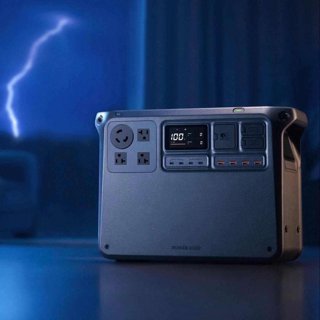 DJI Power 2000 非常時　ポータブル電源　緊急用電源　防災　キャンプ