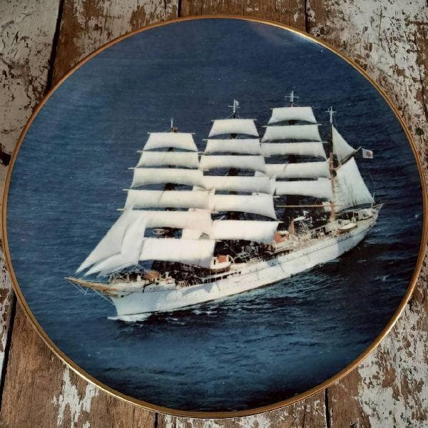 1979 ヴィンテージ ノリタケ 日本陶器 ダイヤモンドコレクション 初代海王丸