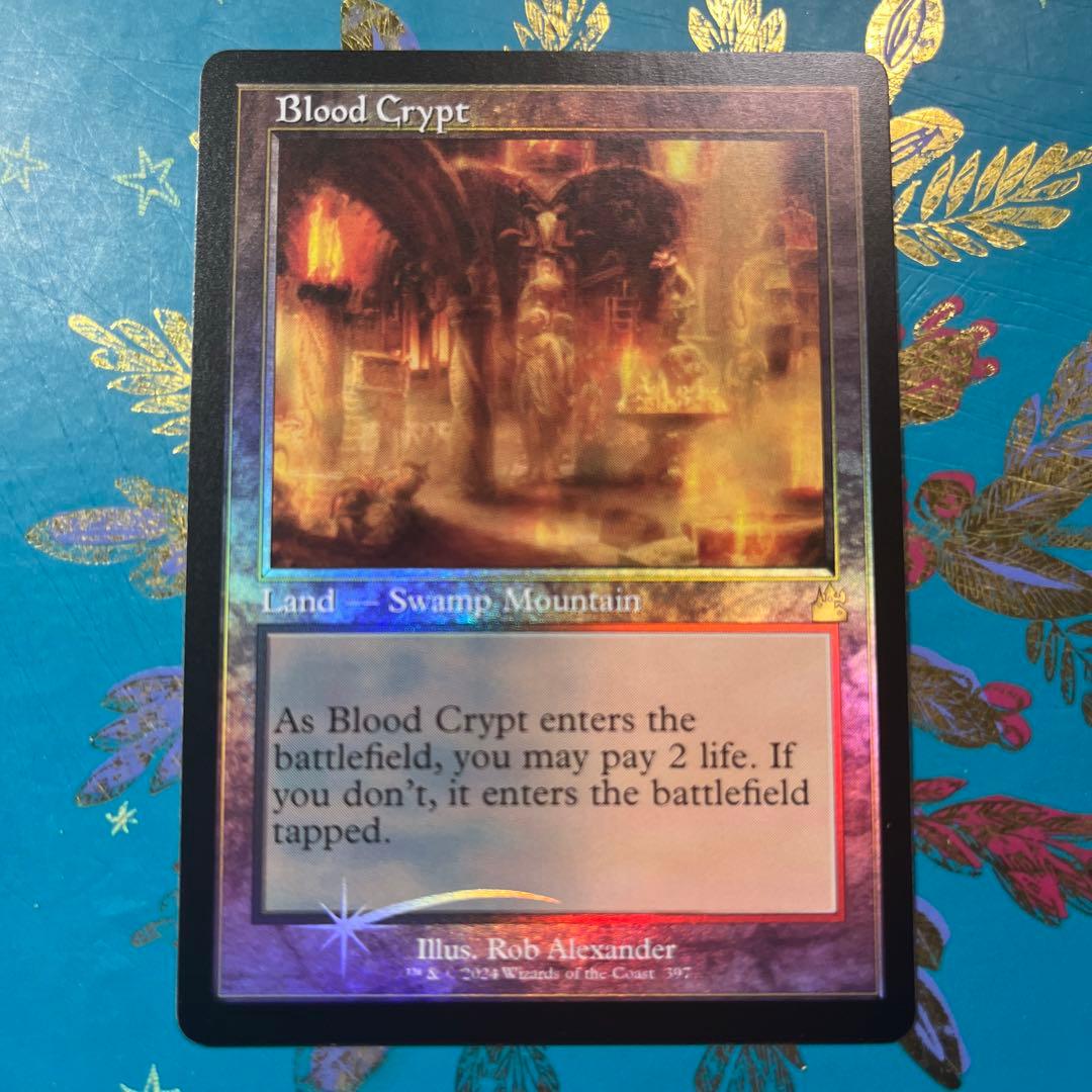 mtg 血の墓所　旧枠　foil 英語