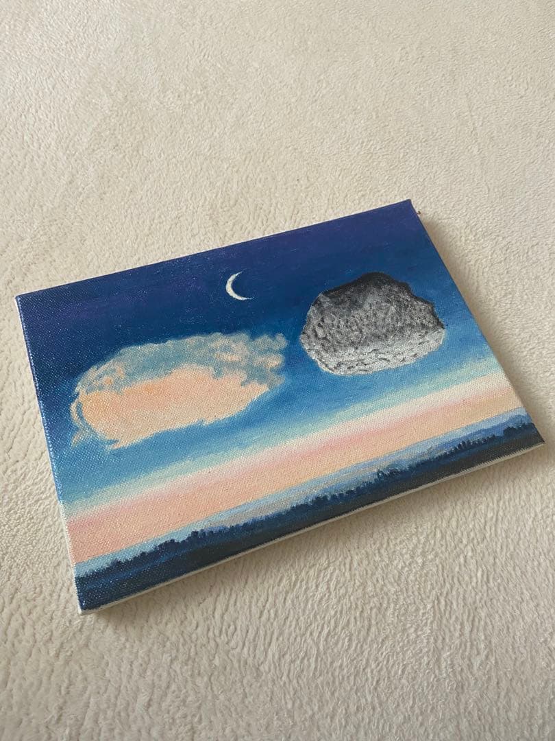 マグリット　肉筆手描きの油絵模写画　アルゴンヌの戦い