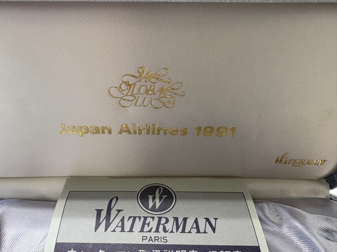 JAL WATERMAN 万年筆 1991