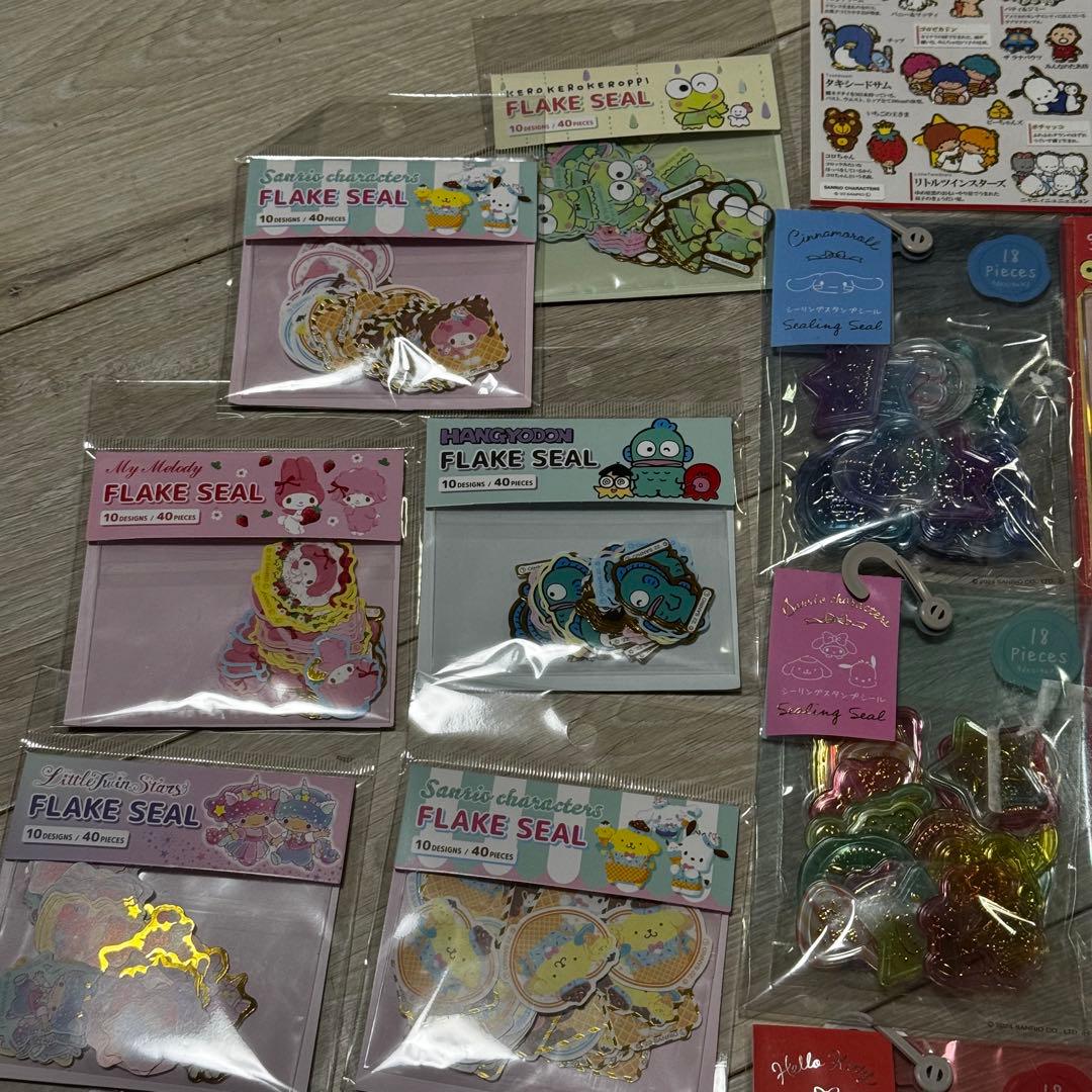 ボンボンドロップ おはじき タイル フレークシールセット まとめ売り キティ