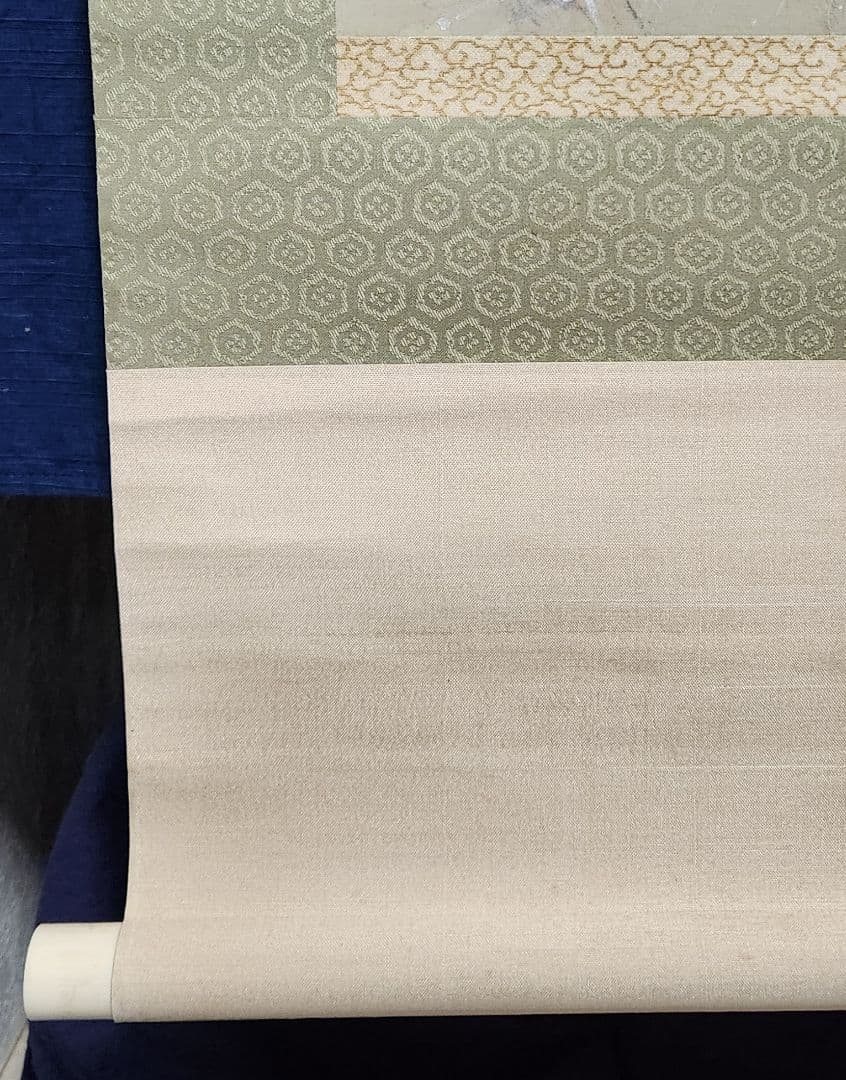 【彦根旦雪図】森月城 1004 彦根城 雪景 共箱 掛け軸 肉筆