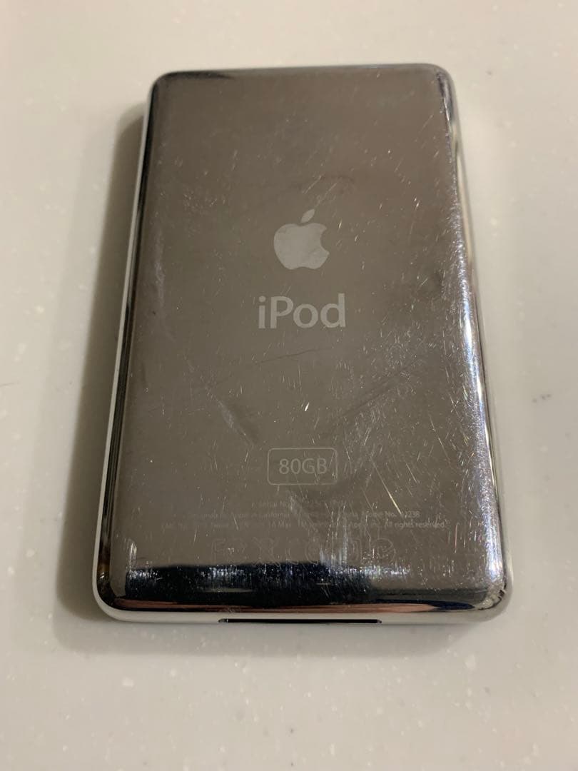 iPod classic 80GB ブラック（第6世代）【中古•動作確認済み】