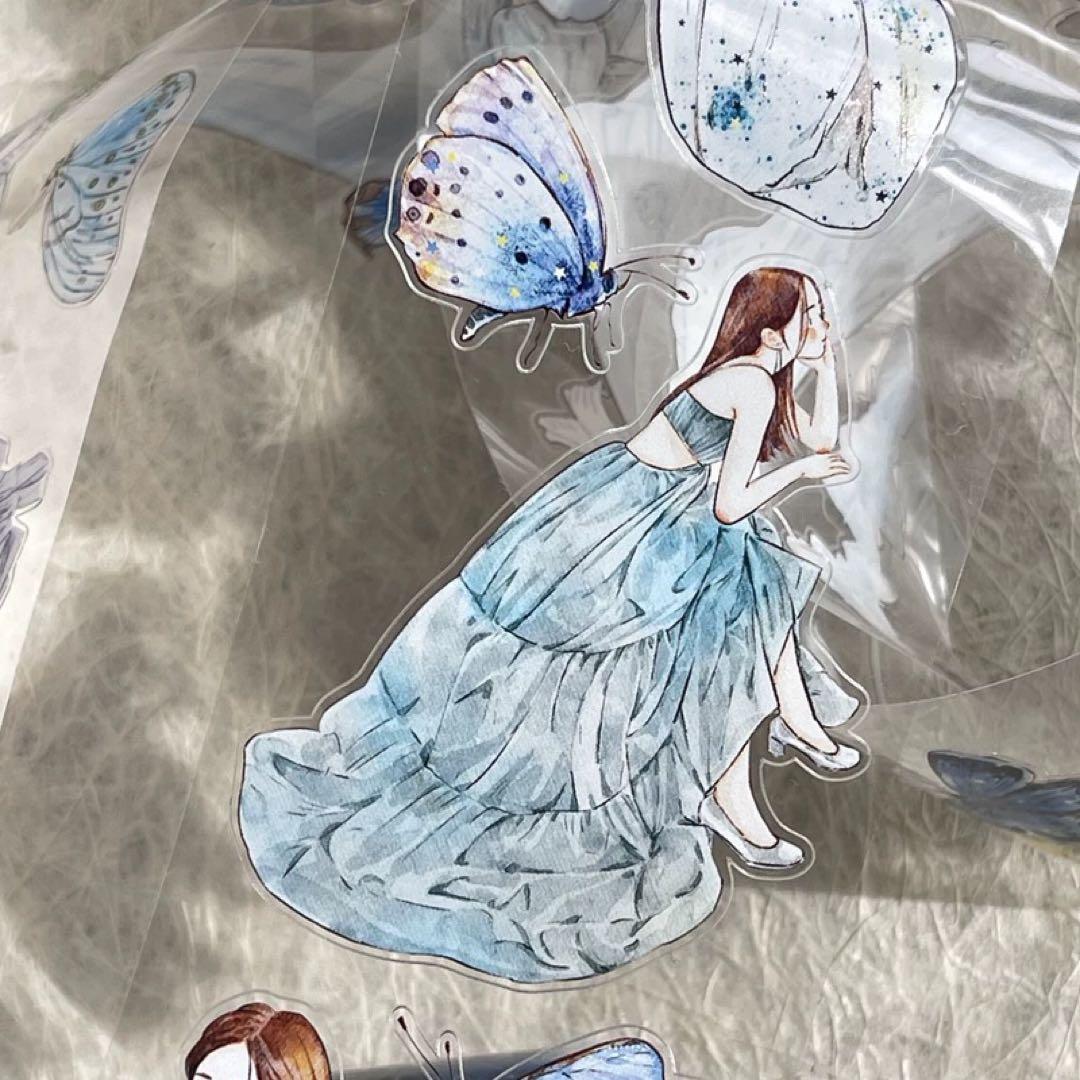 新品　DINGDING　21幻　PET霧面型抜きタイプマスキングテープ　10m