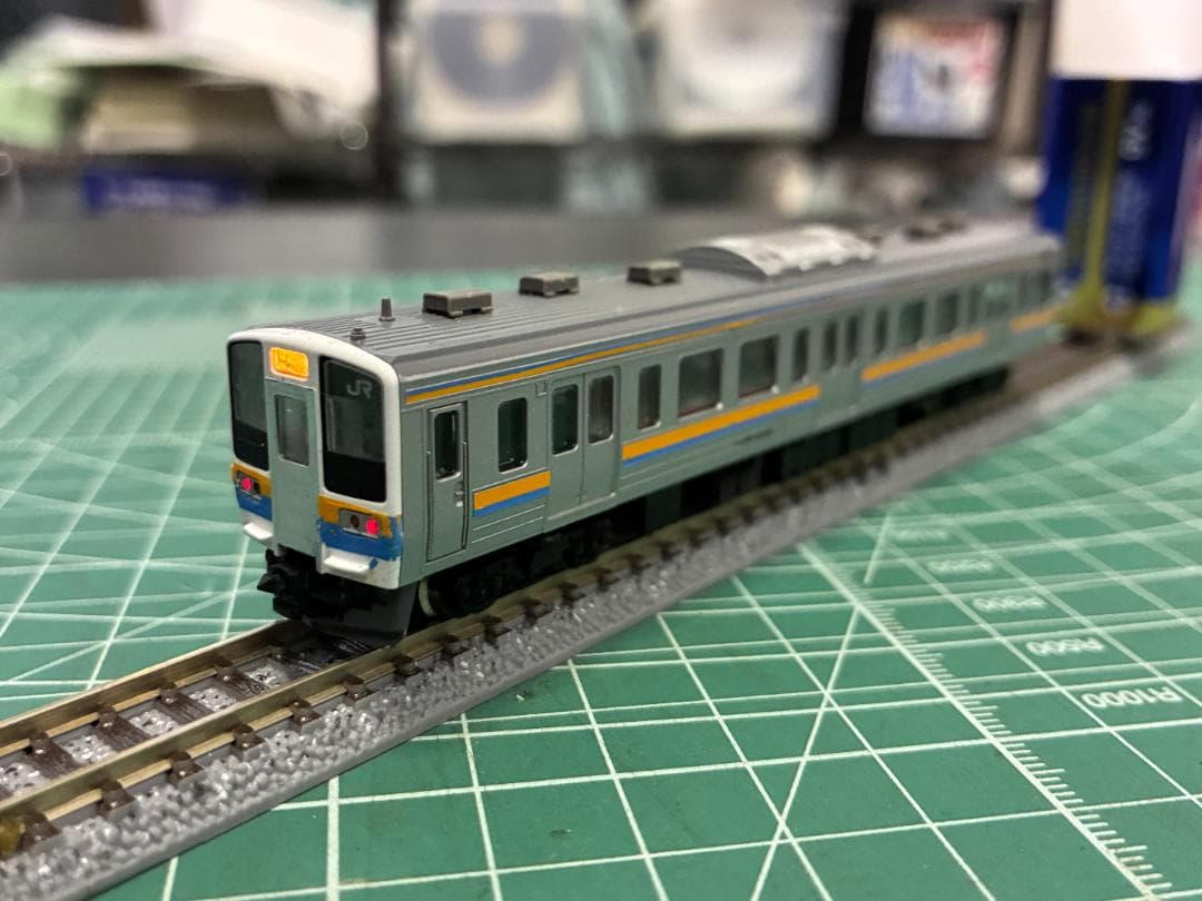 211系3000番台房総色　インレタ改造　ジャンク品扱い