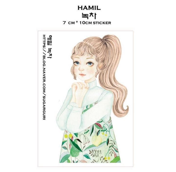 No.2【送料別】hamil ハミル ステッカー 3枚セット