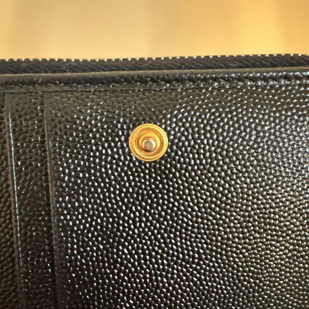 ☆まるも☆【正規品】SAINT LAURENT 二つ折り財布 使用品