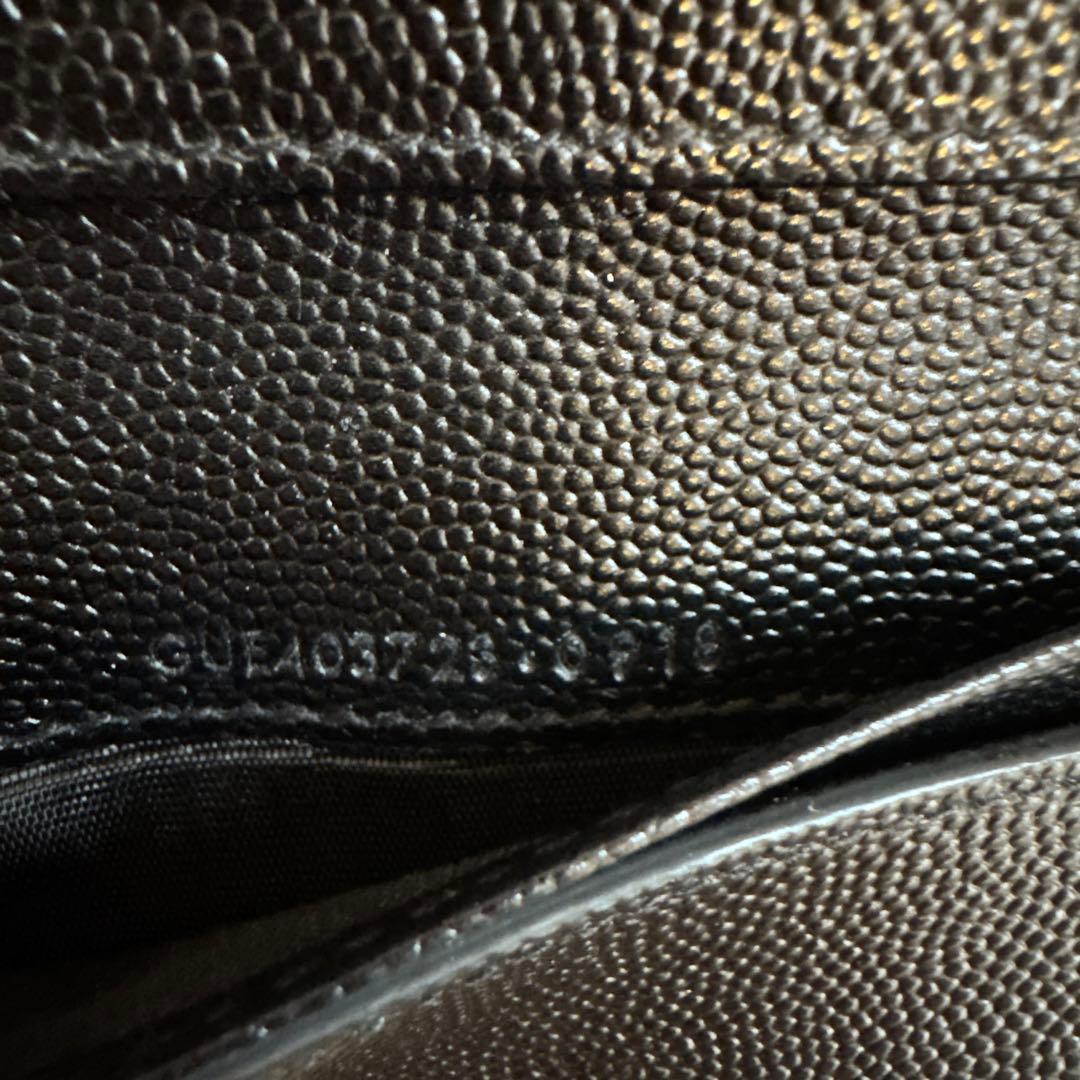 ☆まるも☆【正規品】SAINT LAURENT 二つ折り財布 使用品