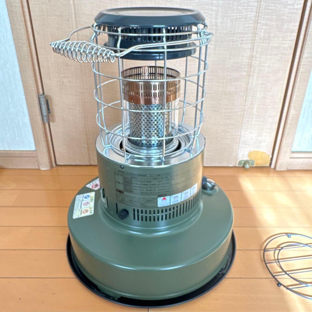 トヨトミ ギアミッション RR-GER25-G 五徳 ケース付き 石油ストーブ