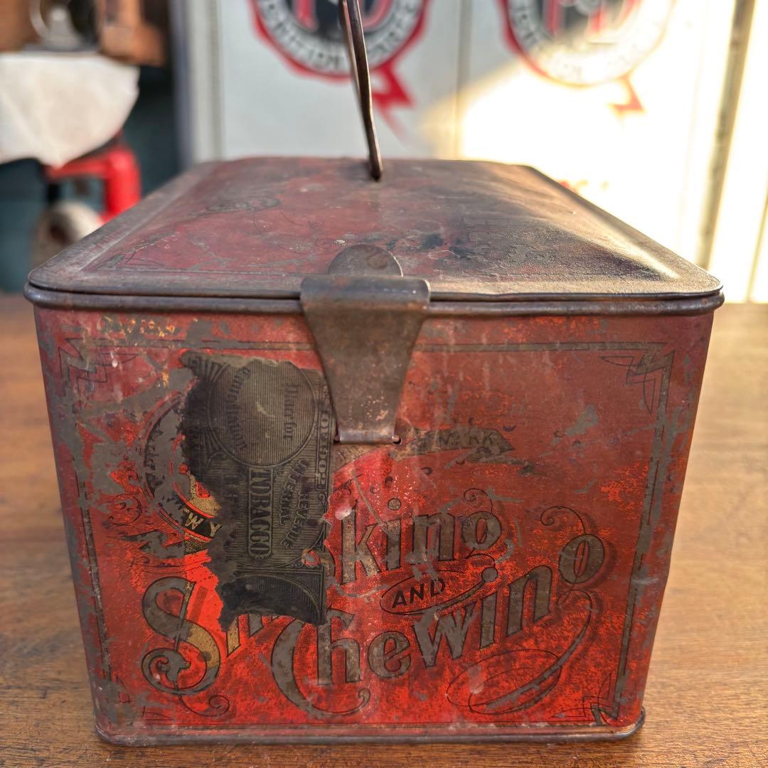 USA Antique NEWYORK BUCHANAN&LYALL TIN缶