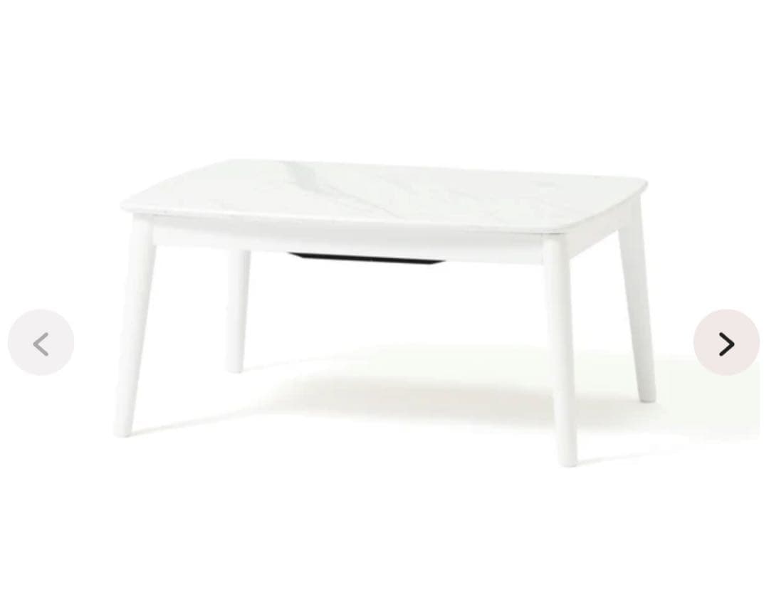 【美品】Francfranc フランフラン　こたつテーブル　Sマーブル