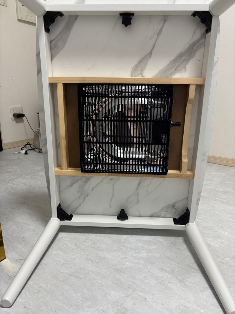 【美品】Francfranc フランフラン　こたつテーブル　Sマーブル