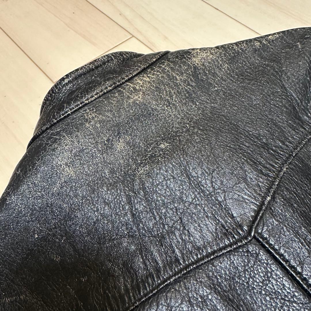 9*7様 50's BATES ブラック シングルライダースジャケット