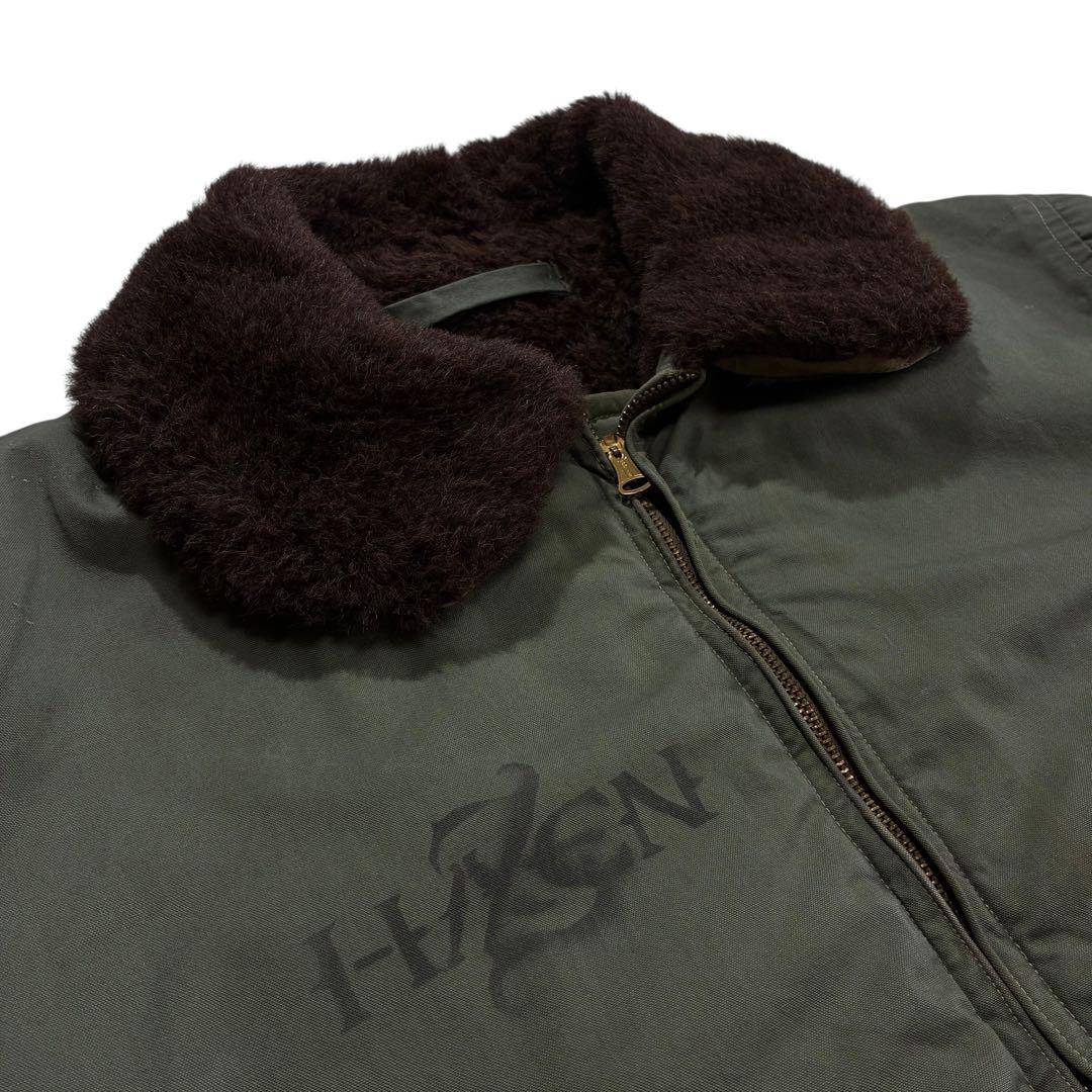 50s B-15 フライトジャケット ステンシル ハーケンクロイツ 卍