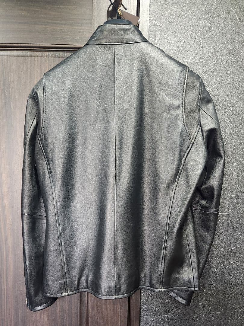 JACKROSE シングルライダース レザージャケット 羊革 ブラック Lサイズ